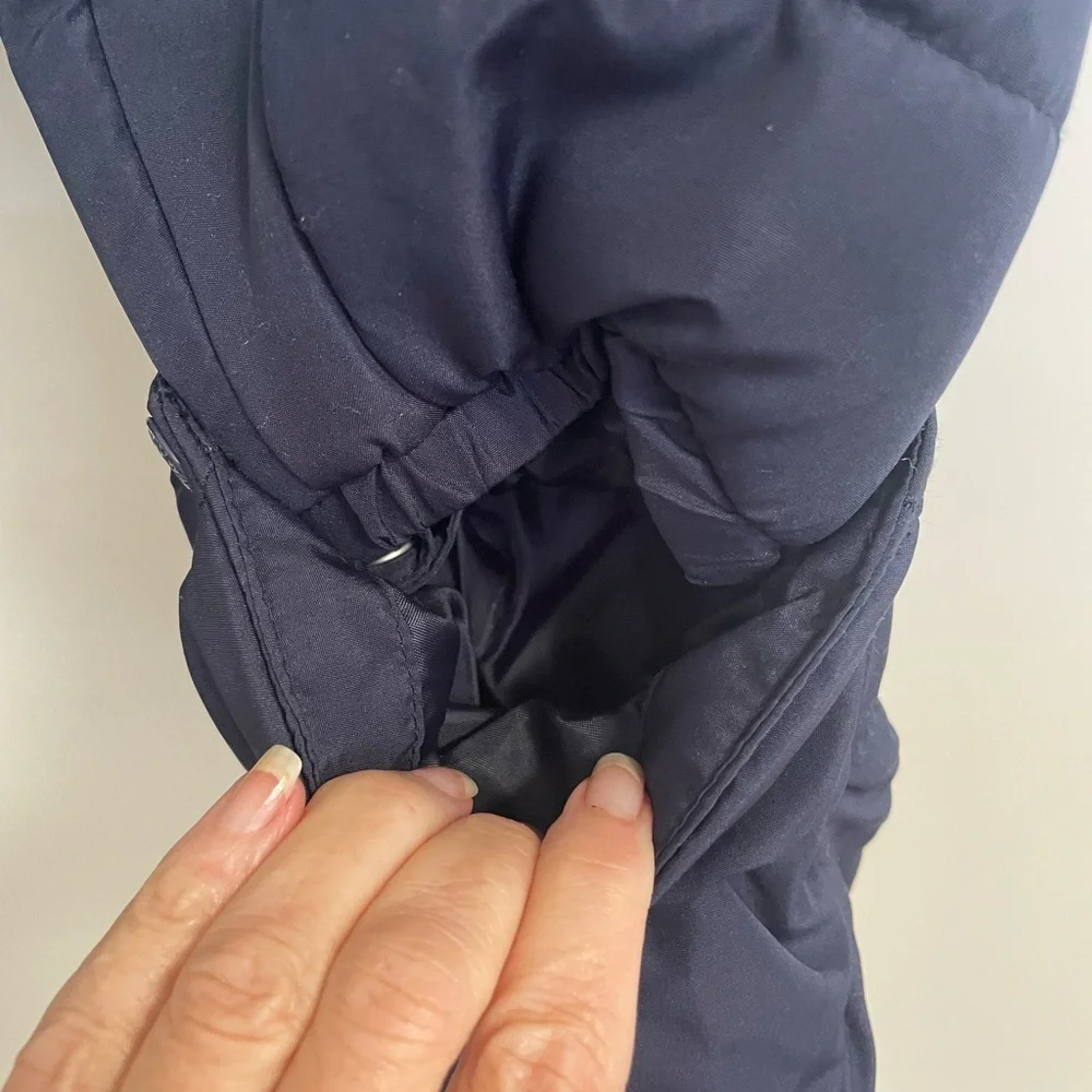 OshKosh B'gosh Navy and Light Blue Snow Puffer Jumper 6/9mo